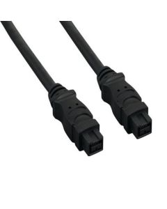 10ft IEEE 1394b FireWire 800 9-pin to 9-pin, Black