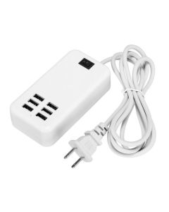 6-Port Multi-Port USB Hub Travel Charger Desktop Fast Charging