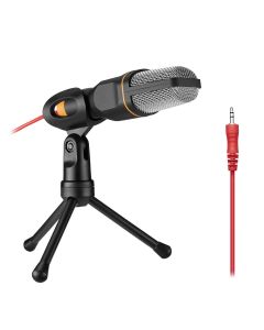 Professional Condenser Podcast Studio Microphone with Stand