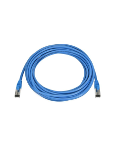 "Cat8 Ethernet Cable 0.5FT, Ultra Short 40Gbps Patch Cord, S/FTP Double Shielded, 28AWG Pure Copper, 2GHz Bandwidth, Snagless RJ45 Network Cable, Blue  "