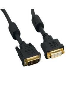 5m DVI-D Male to Female Dual Link Digital Video Extension Cable with Removable Hex Nut