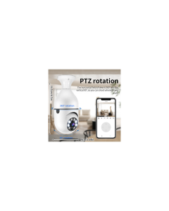 360° 1080P IP E27 Light Bulb Camera Wi-Fi IR Night Smart Home Wireless Security