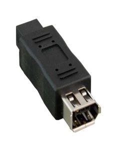 2 PACK of IEEE 1394B FireWire 9-pin Male to 6-pin Female Adapter