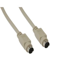 10ft Mini-DIN6 M/M PS/2 Keyboard/Mouse Cable