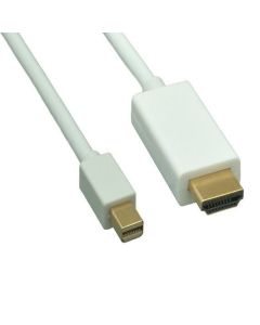 10ft Mini DisplayPort 1.2 to 4K HDMI Cable with Audio Support