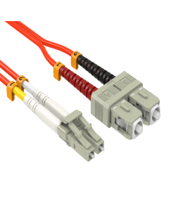 5m LC/SC Duplex 50/125 Multimode OM2 Fiber Optic Cable