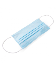 Disposable Face Masks Earloop Blue 3-Ply Unisex Mouth & Nose Cover 50pcs (1 box)