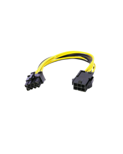 6-pin to 8-pin PCI Express Power Converter Cable for GPU Video Card 