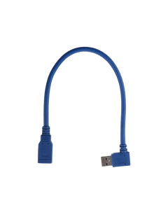 USB 3.0 90 Degree Male to Female Extension Cable 1 Feet