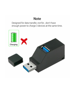 USB 3.0 Hub, 3 Port Splitter Box for PC and Laptop