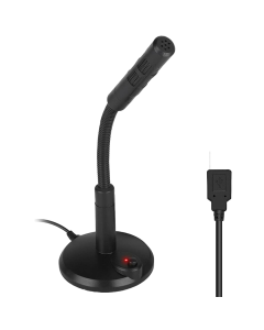USB Mini Condenser Flexible Microphone Stand Recording Mic 