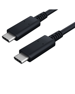 6in USB 3.2 Gen 2x1 Type-C to Type-C Cable, 10Gbps Data Transfer, 4K Video Support, 60W PD Fast Charging, Short USB-C Cable – Black