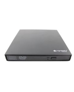 Sanoxy USB 2.0 External Slim CD-RW DVD ROM Combo Drive - Slim & Portable, Compatible with Windows and Mac (BLACK)