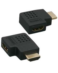 Sanoxy Adapter Compatible for HDMI Male to Female Port Saver - 270 Degree – Vertical Flat (2-Pack)